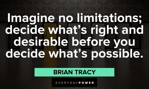 Brian Tracy Quotes about limitations