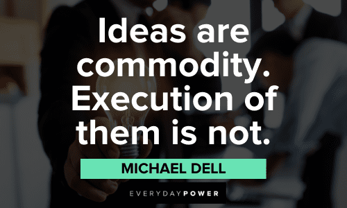 Business Motivational Quotes about execution