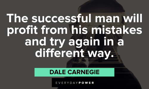 Dale Carnegie Quotes about mistakes