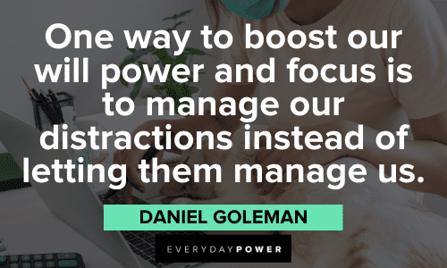 Daniel Goleman Quotes about willpower