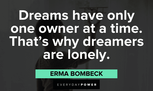 Erma Bombeck Quotes about dreams