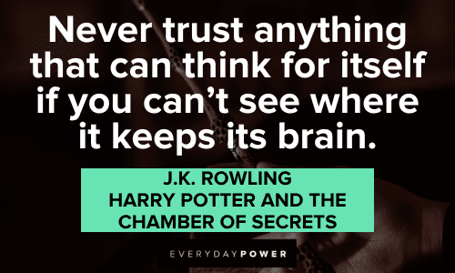 Harry Potter Quotes about trust