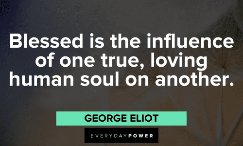 George Eliot Quotes about blessings