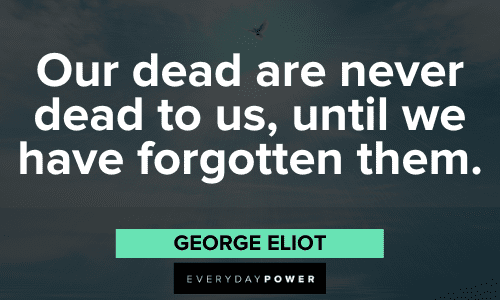 George Eliot Quotes about the dead
