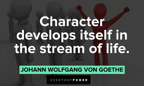 Goethe Quotes about character