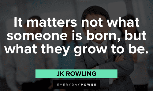 JK Rowling Quotes about growth