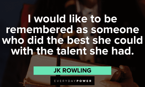 JK Rowling Quotes that inspire