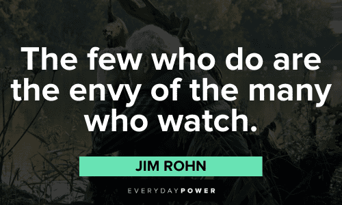 Jim Rohn Quotes about taking action