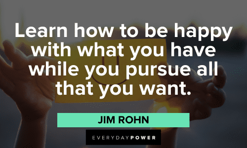 Jim Rohn Quotes about happiness