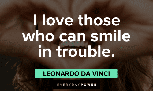 Leonardo Da Vinci Quotes about smiling