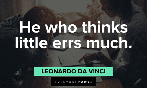 Leonardo Da Vinci Quotes about thinking