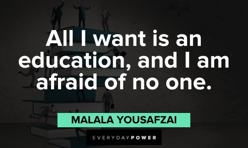Malala Yousafzai Quotes about education