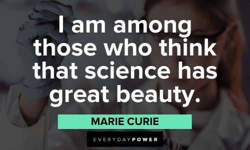 Marie Curie Quotes about science