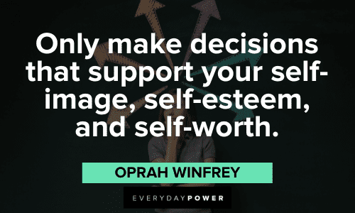 Oprah Winfrey Quotes about self image