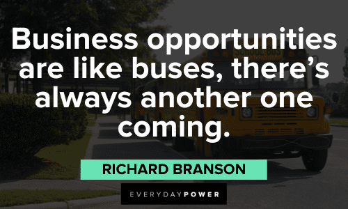 Richard Branson Quotes about business opportunities