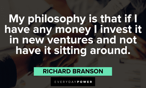 Richard Branson Quotes about investing