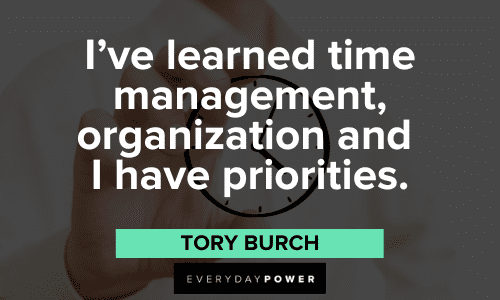 Time Management Quotes about organization