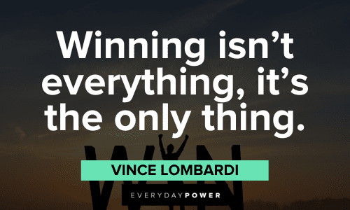 Vince Lombardi Quotes about winning