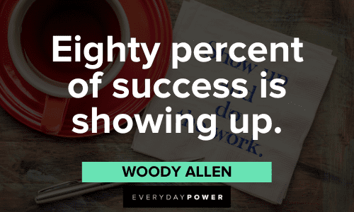 Woody Allen Quotes about success