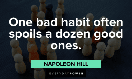 bad habits quotes and sayings