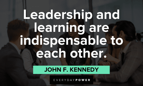 Leadership Quotes about learning 