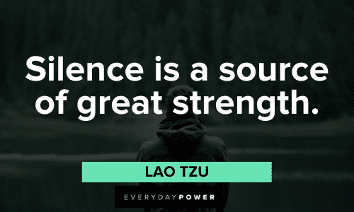 Quotes About Strength and silence