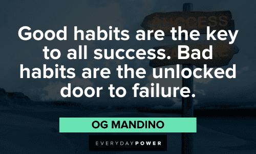 bad habits quotes about failure