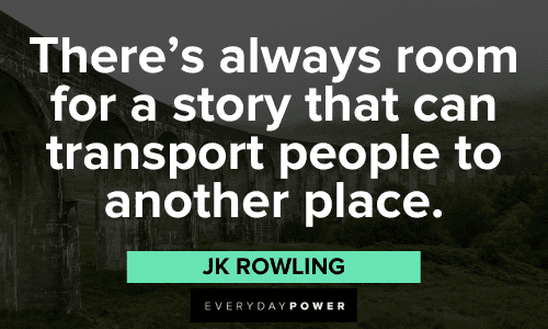 JK Rowling Quotes about stories