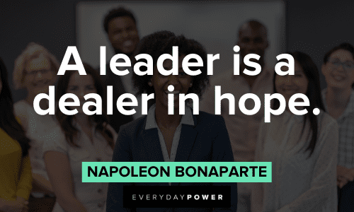 Leadership Quotes about hope