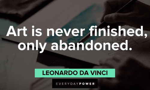 Leonardo Da Vinci Quotes about art