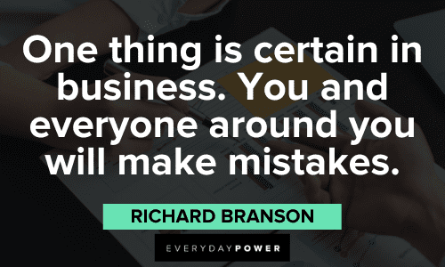 Richard Branson Quotes about business