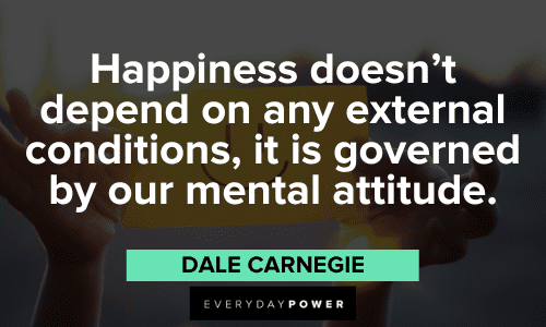 Dale Carnegie Quotes about attitude