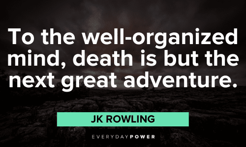 JK Rowling Quotes about death