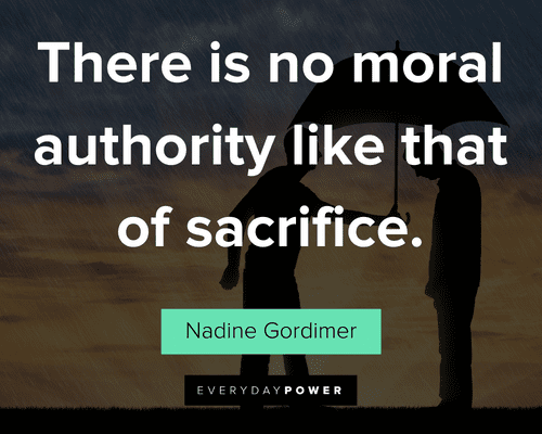 sacrifice quotes about morality