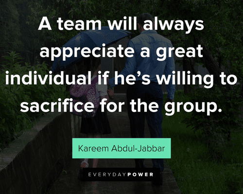 sacrifice quotes from Kareem Adbul-Jabbar