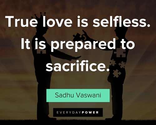 sacrifice love