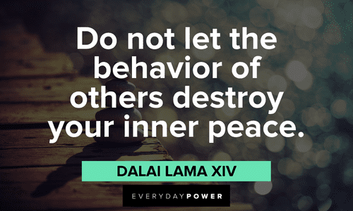 Dalai Lama Quotes about inner peace