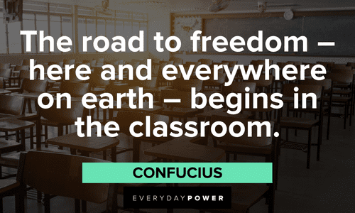 First Day of School Quotes about freedom