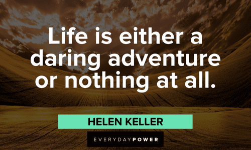 Helen Keller quotes about life
