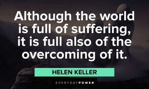 Helen Keller Quotes about challenges