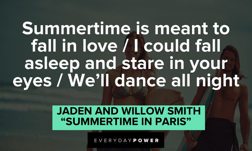 summertime quotes from songs