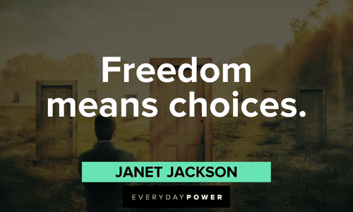 Janet Jackson Quotes about freedom