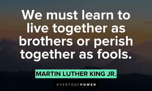 Quotes by Martin Luther King Jr. about unity