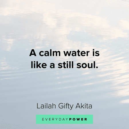 calm Water quotes