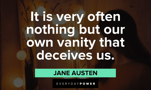 Jane Austen Quotes about vanity