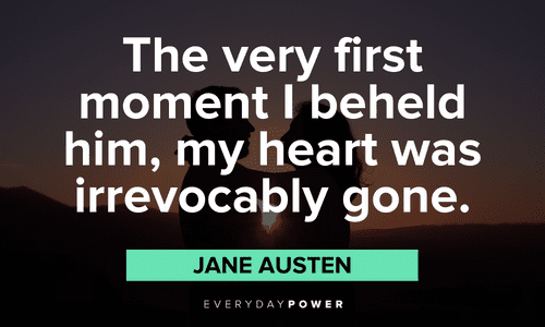 Jane Austen Quotes about falling love