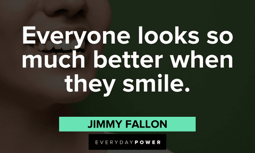 Jimmy Fallon quotes about smiling