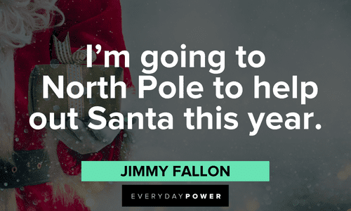 Jimmy Fallon quotes about santa