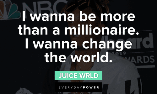Juice WRLD quotes on money