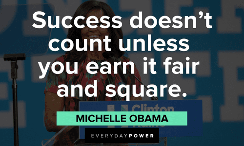 Michelle Obama Quotes about success